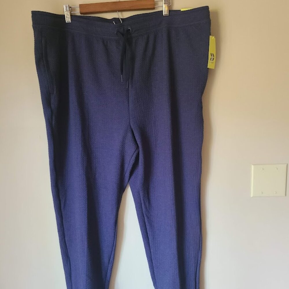 All in Motion Textured Knit Jogger Blue